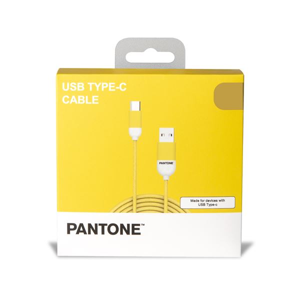 Cavo USB-A USB-C Pantone 10W 1.5m Giallo - immagine 3