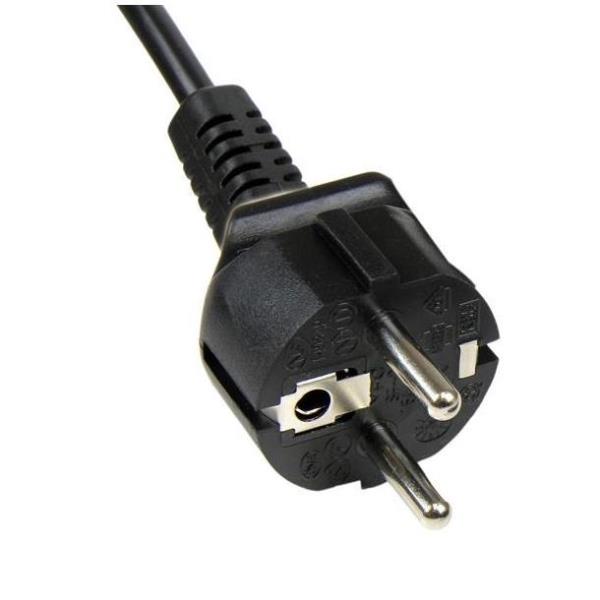 Cavo Alimentatore Startech C5 a Schuko 1 Metro Nero - immagine 2
