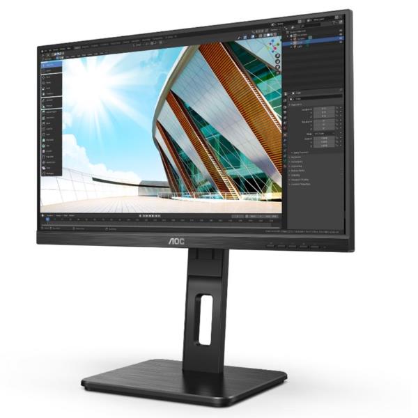 Monitor AOC Q24P2Q 23.8" 2K IPS Pivot Regolabile - immagine 3