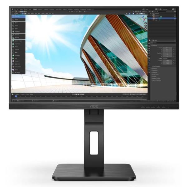 Monitor AOC Q24P2Q 23.8" 2K IPS Pivot Regolabile - immagine 7