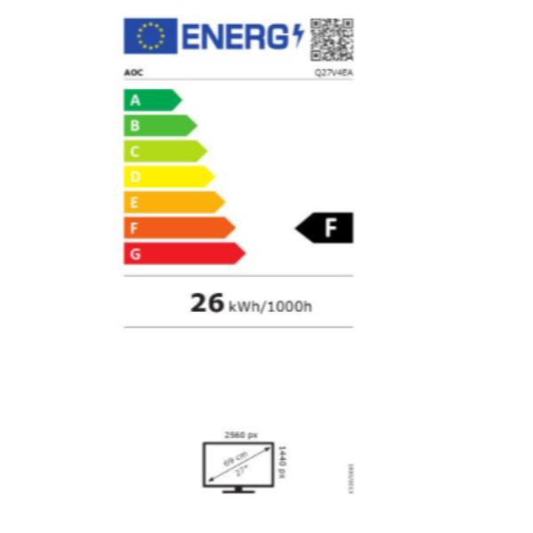 Monitor AOC Q27V4EA 27" IPS 2K QHD - immagine 4