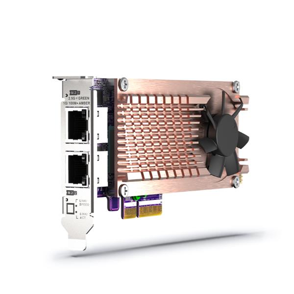 Scheda di Espansione Qnap QM2-2P2G2T M.2 NVMe 2 Porte 2.5GbE - immagine 7