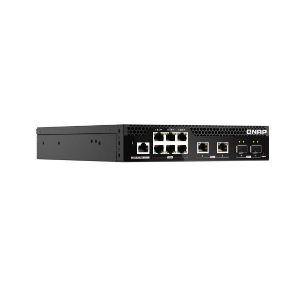 Switch Qnap QSW-M2106R-2S2T 6 Porte 2.5GbE 4 SFP - SKU: QSW-M2106R-2S2T - Immagine 4