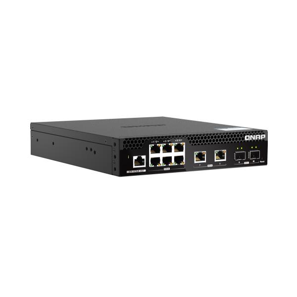Switch Qnap QSW-M2106R-2S2T 6 Porte 2.5GbE 4 SFP - SKU: QSW-M2106R-2S2T - Immagine 6