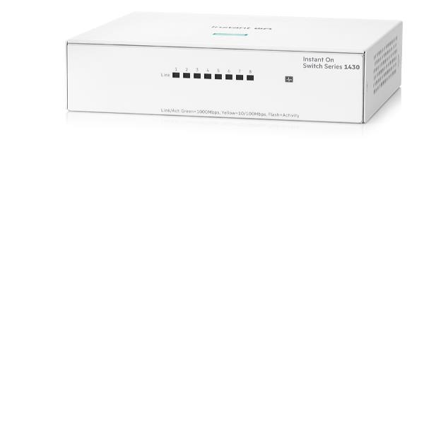 Switch Hewlett Packard Enterprise Aruba Instant On 1430 8G 8 Porte Gigabit - immagine 3