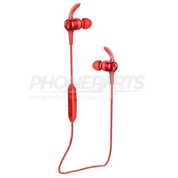 Auricolari Bluetooth Bulk Rock Sportivi con Microfono - Rosso - immagine 4