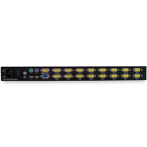 Console KVM Rack 1U Startech 16 Porte VGA 17" - immagine 2