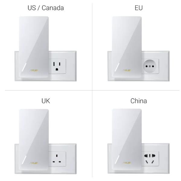 Router Asus RP-BE58 Gigabit Ethernet 1 Porta LAN - immagine 2