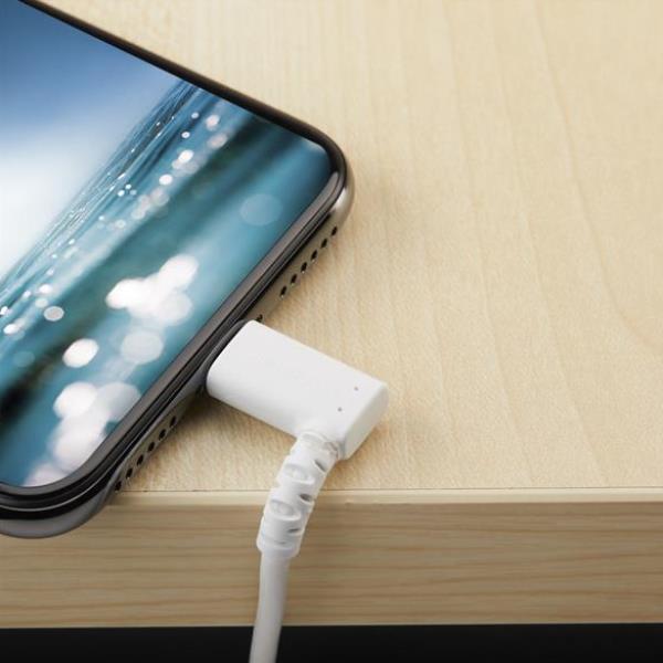 Cavo USB a Lightning Startech Angolare 1m Mfi per iPhone iPad - immagine 3