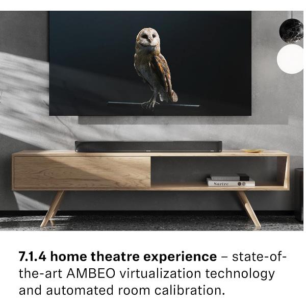 SoundBar Sennheiser Ambeo Plus Home Cinema 400W Nero - immagine 2