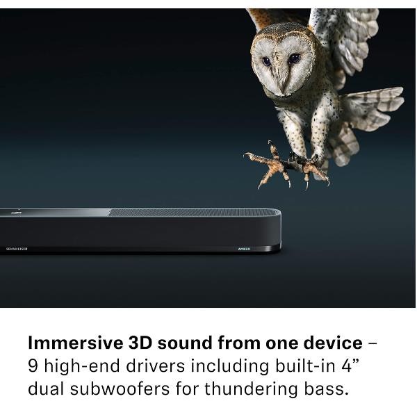 SoundBar Sennheiser Ambeo Plus Home Cinema 400W Nero - immagine 4