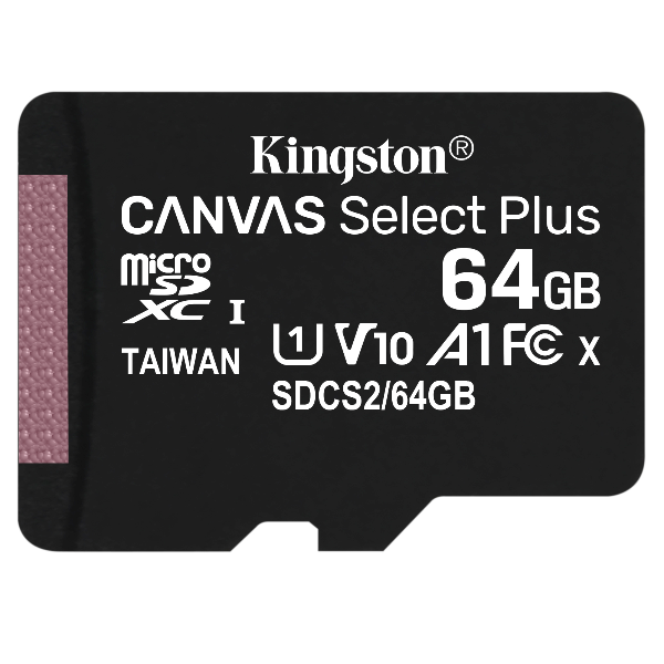 Memory Card Micro SD Kingston SDCS2 64GB Classe 10 100MB/s - immagine 3