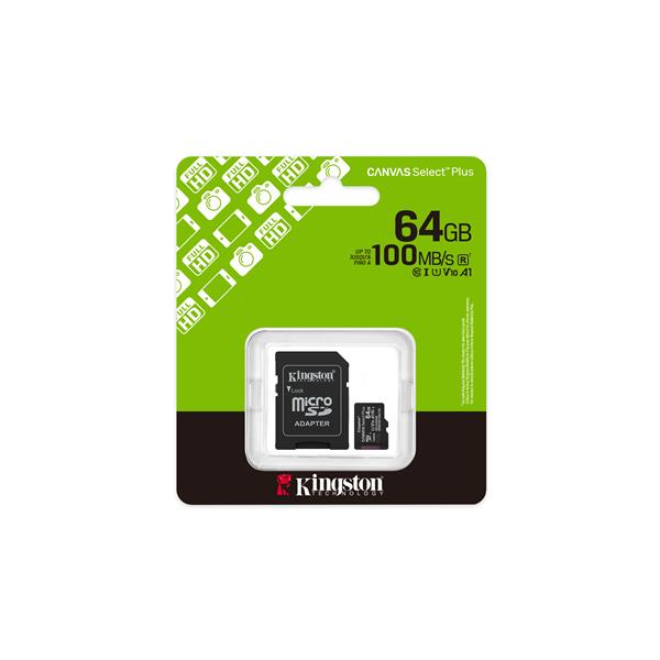 Memory Card Micro SD Kingston Canvas Select Plus Gen3 1TB Classe 10 - immagine 2