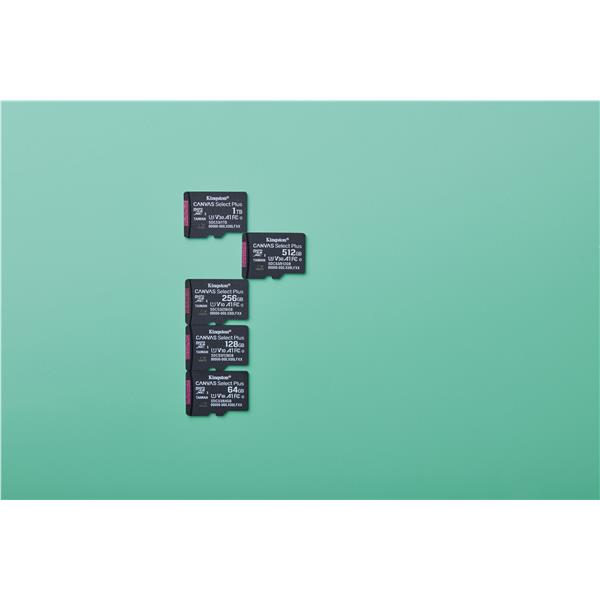 Memory Card Micro SD Kingston Canvas Select Plus 64GB Classe 10 100MB/s - immagine 4