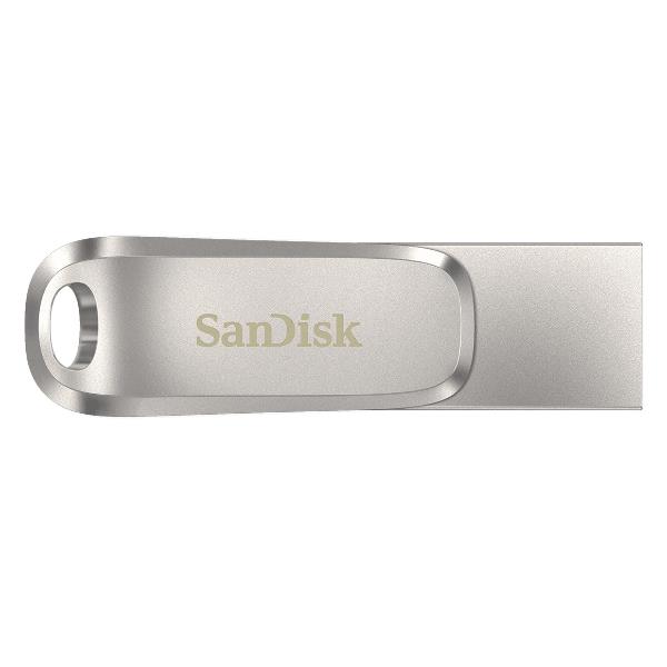 Chiavetta USB Sandisk Ultra Dual Drive Luxe 32GB USB 3.1 Type-C Argento - immagine 3