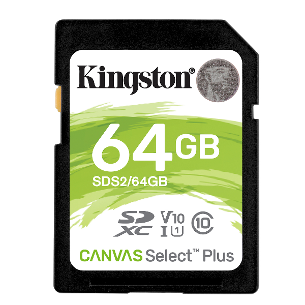 Memory Card SD Kingston SDS2 64GB Classe 10 100MB/s - immagine 2