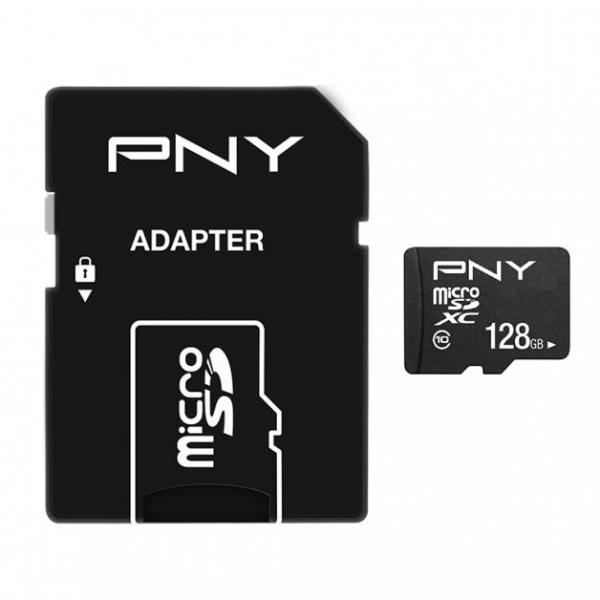 Memory Card Micro SD PNY Performance+ 128GB Classe 10 - immagine 2