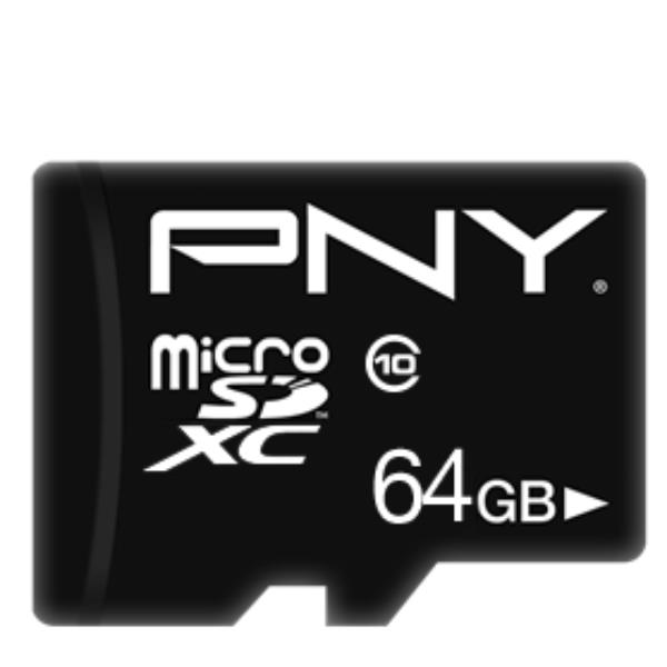 Memory Card Micro SD PNY Performance+ 64GB Classe 10 - immagine 3