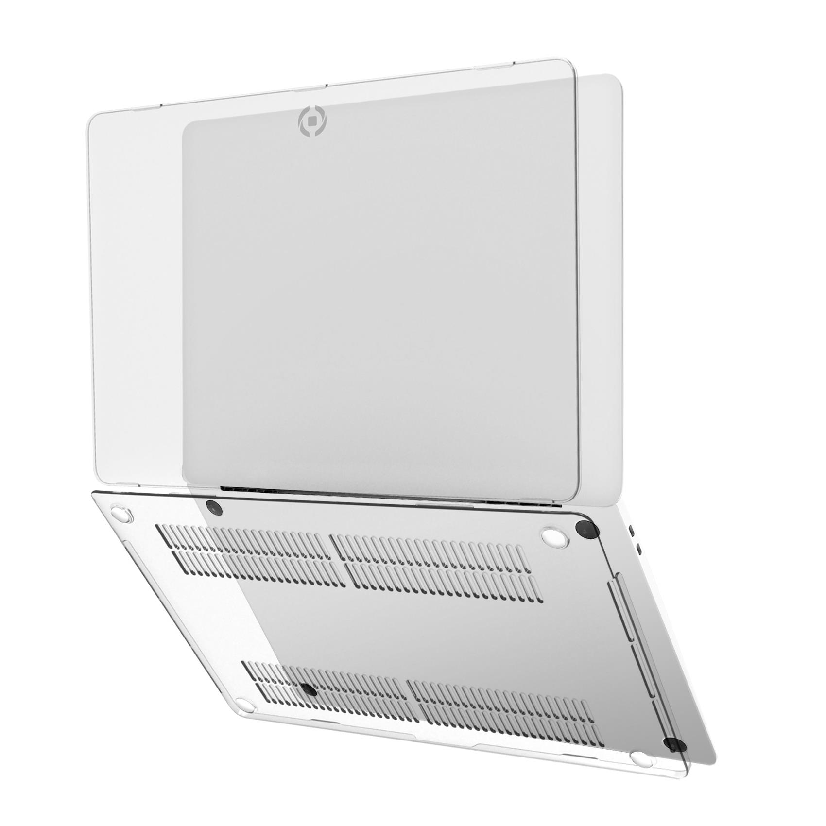 Custodia Clip On Celly SHIELDPRO13M1 per MacBook Pro 13" M1/M2 Trasparente - immagine 2