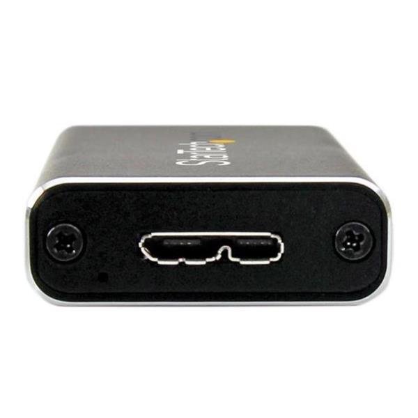 Box Vuoto per SSD M.2 SATA Startech NGFF Alluminio Nero - immagine 4