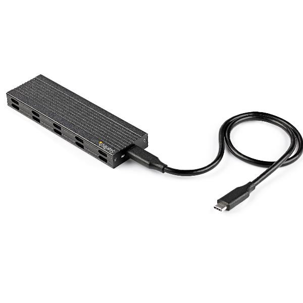 Box Esterno M.2 NVMe/SATA Startech USB-C 10Gbps Alluminio per SSD 2230/2242/2260/2280 - immagine 2