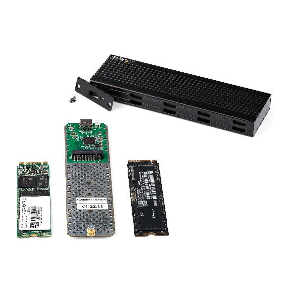 Box Esterno M.2 NVMe/SATA Startech USB-C 10Gbps Alluminio per SSD 2230/2242/2260/2280 - immagine 3