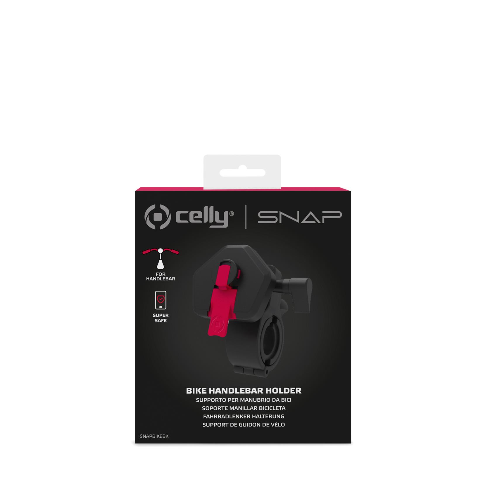 Supporto Bici Celly Snapbike Gancio per Smartphone - immagine 3