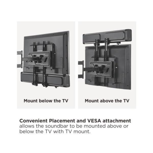 Supporto TV Sopar SBH114 Mensola Metallica Nero - immagine 6