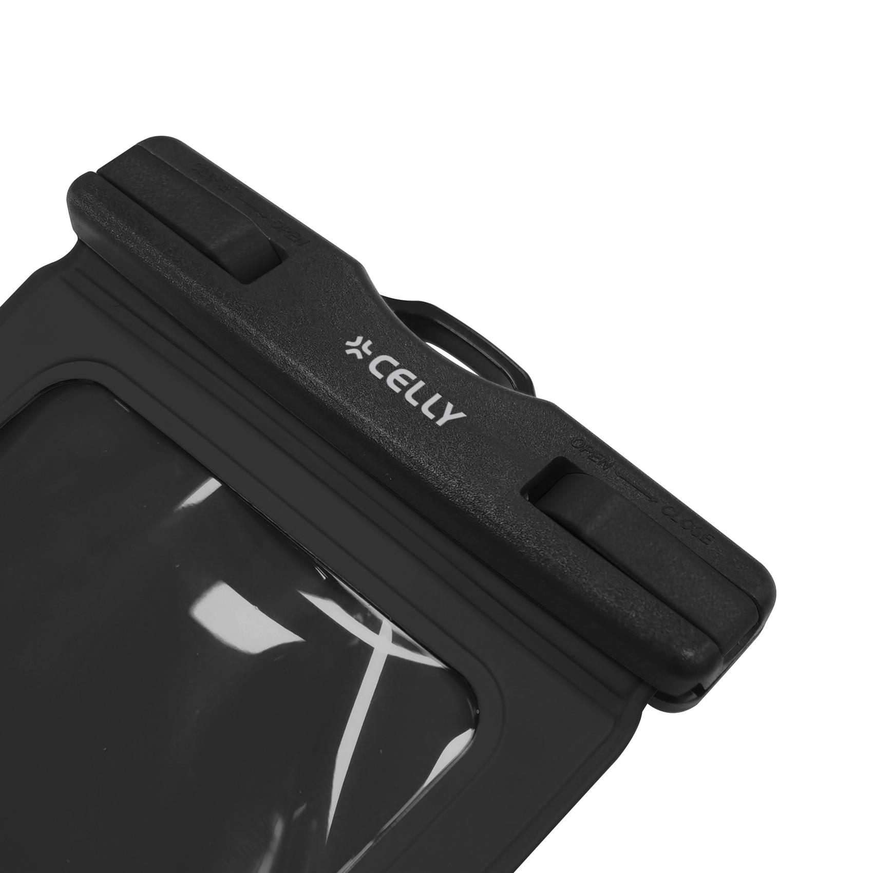 Custodia Impermeabile Celly SPLASHBAG25 IP68 per Smartphone fino a 7" - immagine 3