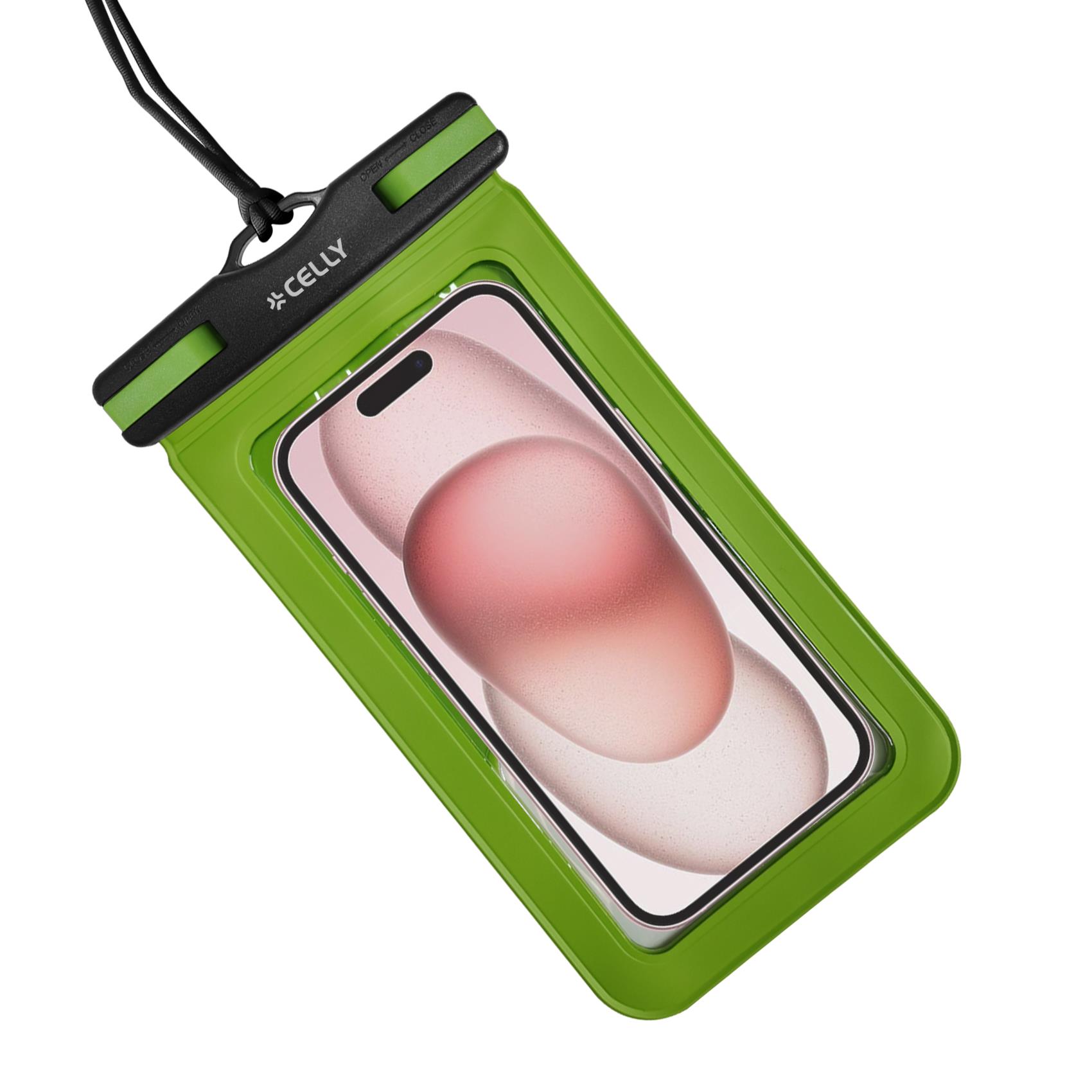 Custodia Impermeabile Celly SPLASHBAG25 IP68 per Smartphone fino a 7" - immagine 2