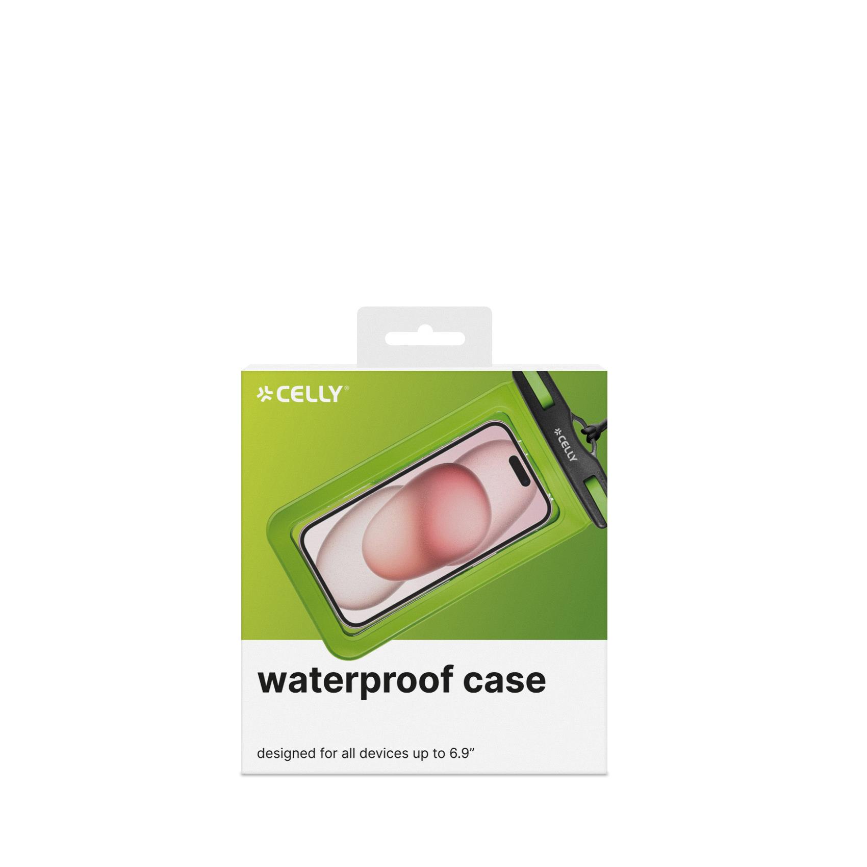 Custodia Impermeabile Celly SPLASHBAG25 IP68 per Smartphone fino a 7" - immagine 6