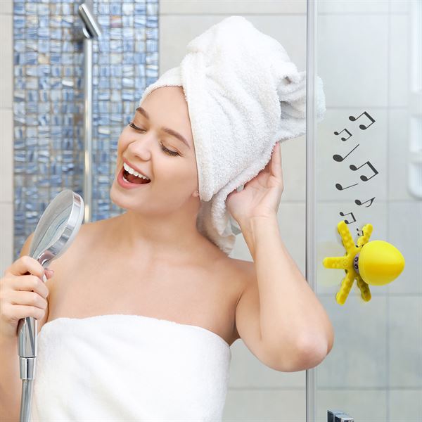 Speaker Bluetooth Celly Squiddysound 3W Giallo Portatile - immagine 4