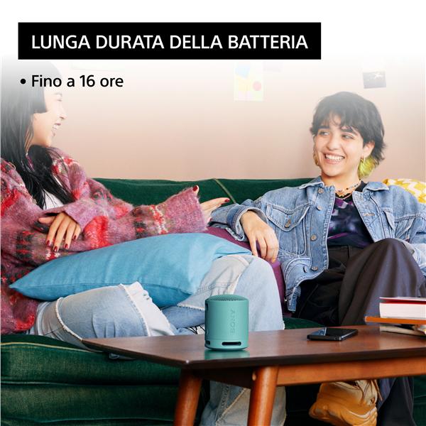 Cassa Bluetooth Sony XB100 Portatile 5W Bluetooth Blu - immagine 4