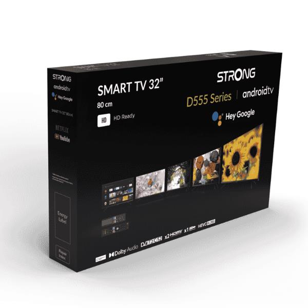 TV Smart Strong 32" HD DVB-T2/C/S2 Bonus TV - immagine 2