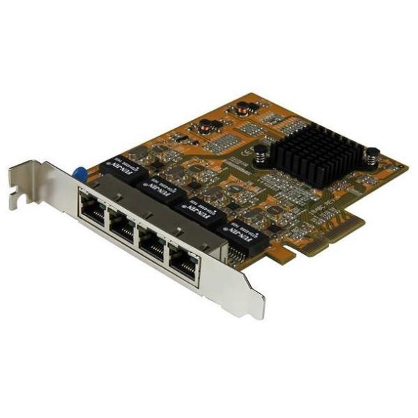 Scheda di Rete Startech Gigabit PCIe 4 Porte RJ45 - immagine 3