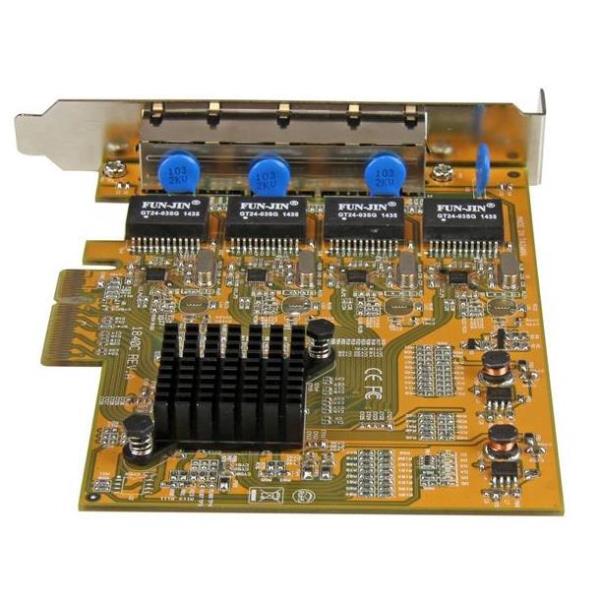 Scheda di Rete Startech Gigabit PCIe 4 Porte RJ45 - immagine 6