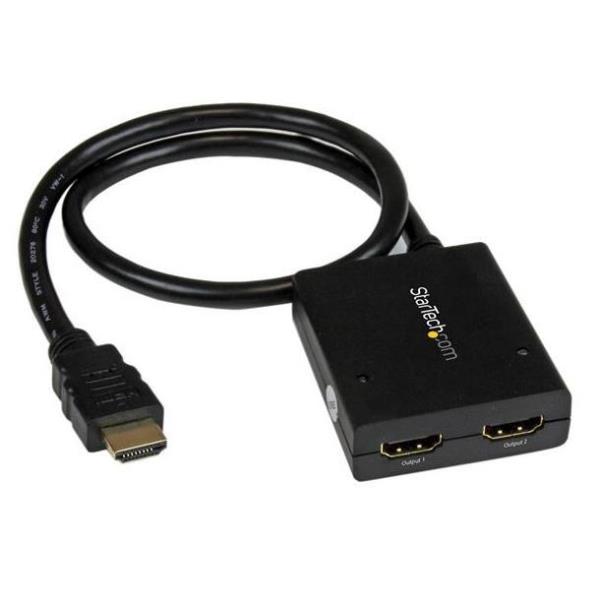 Adattatore Splitter HDMI Startech 4K a 2 Porte Nero - immagine 3