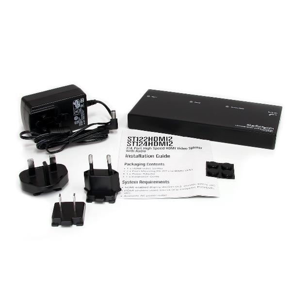 Adattatore Video Startech Sdoppiatore HDMI a 2 Porte con Amplificatore - immagine 3