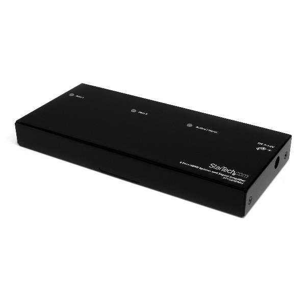 Adattatore Video Startech Sdoppiatore HDMI a 2 Porte con Amplificatore - immagine 4