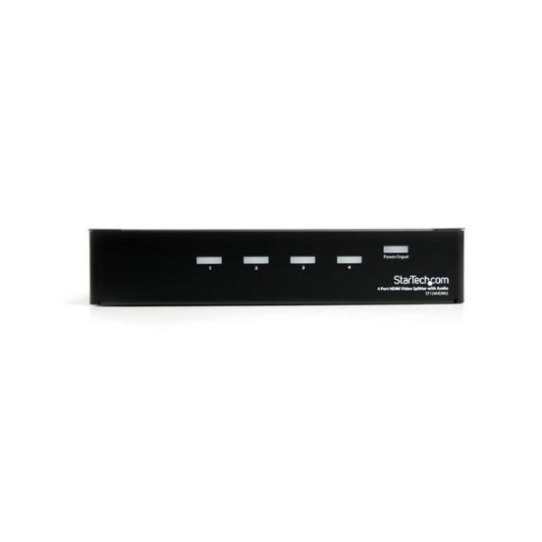 Splitter HDMI Startech 4 Porte Amplificatore Nero - immagine 3