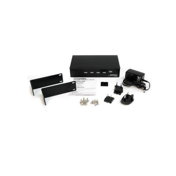 Splitter HDMI Startech 4 Porte Amplificatore Nero - immagine 5