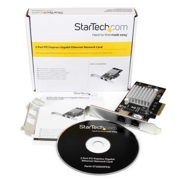 Scheda di Rete Startech PCIe a 2 Porte Gigabit RJ45 - immagine 5