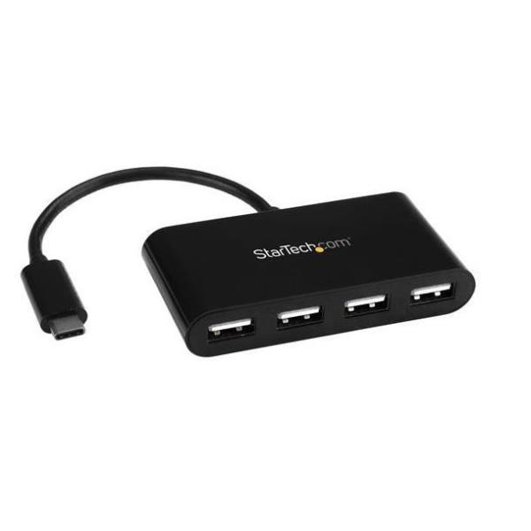 Hub USB Startech 4 Porte USB-C a USB-A 2.0 Nero - immagine 5