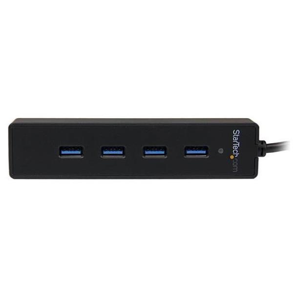 Hub USB Startech 4 Porte USB 3.0 Portatile Nero - immagine 9
