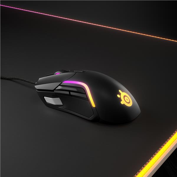 Mouse Gaming Steelseries Rival 5 USB Nero Ergonomico - immagine 8