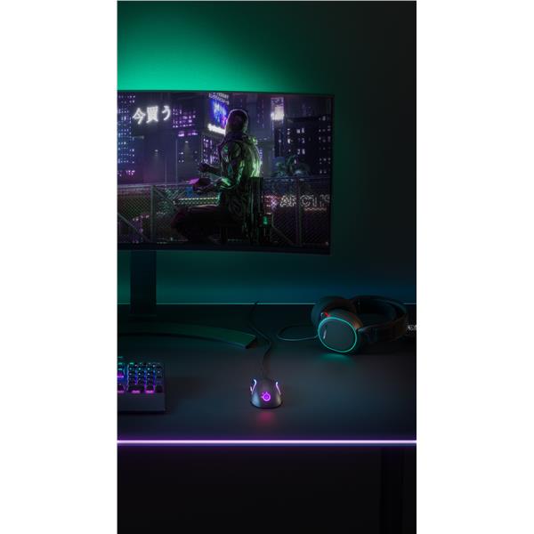 Mouse Gaming Steelseries Rival 5 USB Nero Ergonomico - immagine 9
