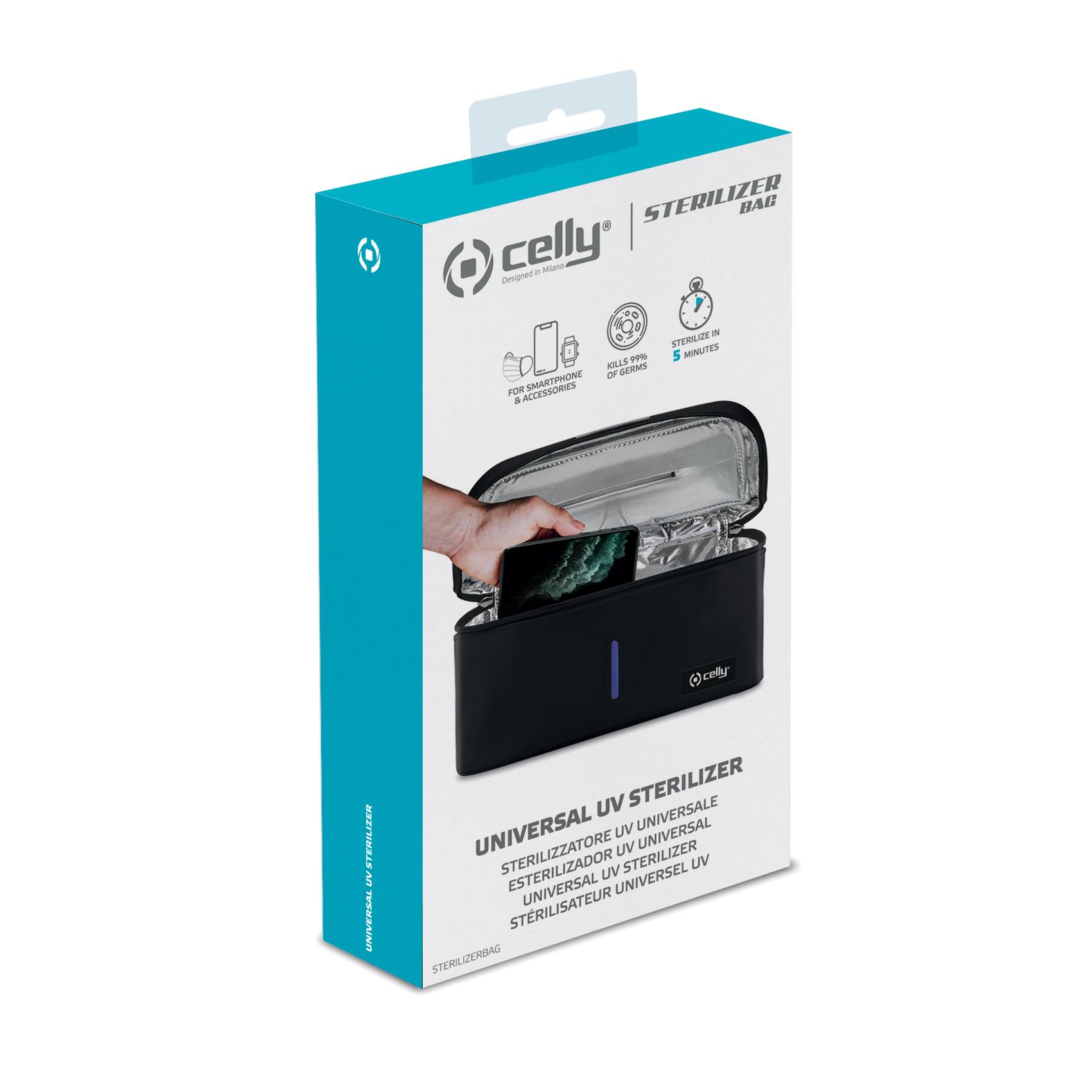 Sterilizzatore UV Celly STERILIZERBAG per Smartphone - immagine 2
