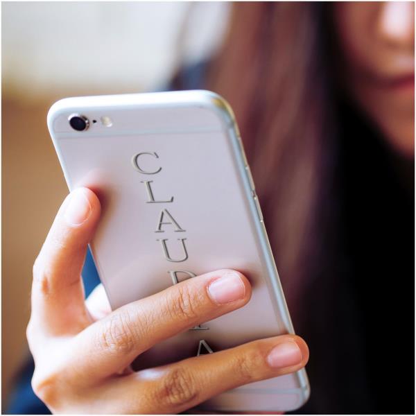 Sticker Universali Celly STICKERLETTER Simpatici Adesivi Argento - immagine 2