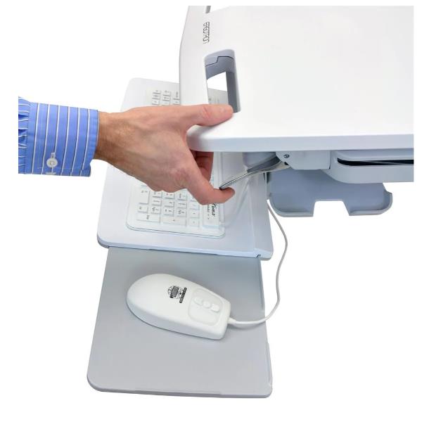 Carrello Mobile per Monitor Ergotron StyleView con Braccio Regolabile - immagine 4