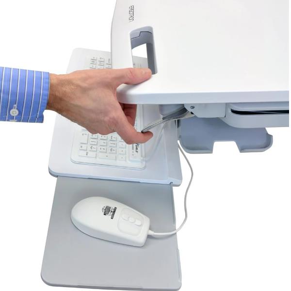 Carrello per Monitor Ergotron StyleView con Cassetto Alto - immagine 5